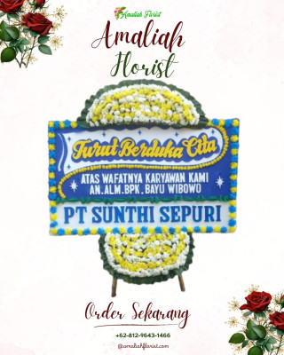 Papan Bunga Duka di Tamanan